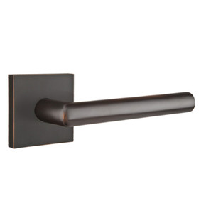 Emtek 5110-STU-US10B Stuttgart Door Lever Passage Set With Square Rosette Oil Rubbed Bronze