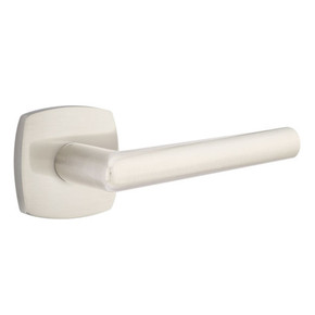 Emtek 5316-STU-US15 Stuttgart Door Lever Passage Set With Urban Modern Rosette Satin Nickel
