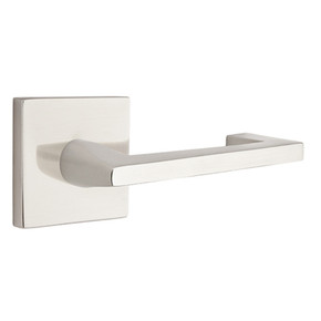 Emtek 5050-AG-US15 Argos Door Lever Dummy Set With Square Rosette Satin Nickel