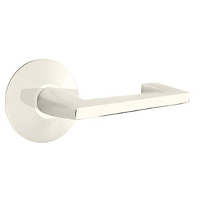 Emtek 5107-AG-US14 Argos Door Lever Passage Set With Modern Rosette Polished Nickel