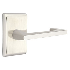 Emtek 5111-AG-US15 Argos Door Lever Passage Set With Neos Rosette Satin Nickel