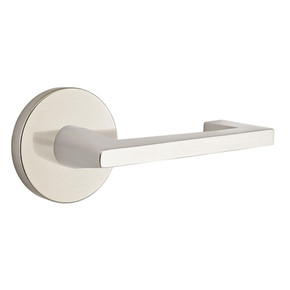 Emtek 5209-AG-US15 Argos Door Lever Privacy Set With Disk Rosette Satin Nickel