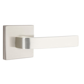 Emtek 5110-BRL-US15 Breslin Door Lever Passage Set With Square Rosette Satin Nickel