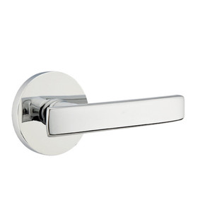 Emtek 5059-GV-US26 Geneva Door Lever Dummy Set With Disk Rosette Polished Chrome