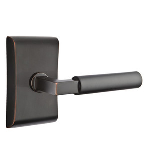 Emtek 5051-HEC-US10B Hercules Door Lever Dummy Set With Neos Rosette Oil Rubbed Bronze