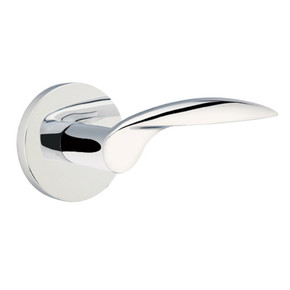 Emtek 5109-MC-US26 Mercury Door Lever Passage Set With Disk Rosette Polished Chrome