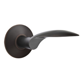 Emtek 5207-MC-US10B Mercury Door Lever Privacy Set With Modern Rosette Oil Rubbed Bronze