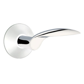 Emtek 5207-MC-US26 Mercury Door Lever Privacy Set With Modern Rosette Polished Chrome