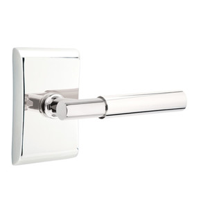 Emtek 5111-MYL-US26 Myles Door Lever Passage Set With Neos Rosette Polished Chrome