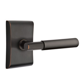 Emtek 5211-MYL-US10B Myles Door Lever Privacy Set With Neos Rosette Oil Rubbed Bronze