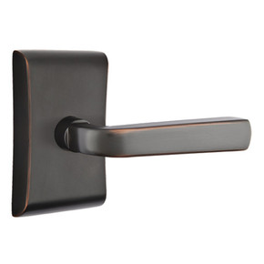 Emtek 5211-SIO-US10B Sion Door Lever Privacy Set With Neos Rosette Oil Rubbed Bronze