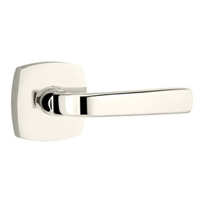 Emtek 5316-SIO-US14 Sion Door Lever Passage Set With Urban Modern Rosette Polished Nickel