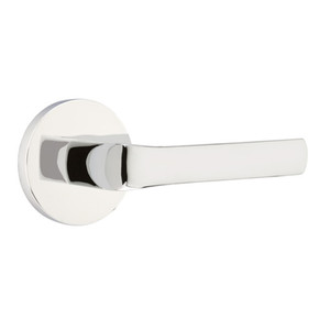 Emtek 5109-SPN-US26 Spencer Door Lever Passage Set With Disk Rosette Polished Chrome
