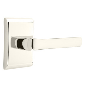 Emtek 5211-SPN-US14 Spencer Door Lever Privacy Set With Neos Rosette Polished Nickel