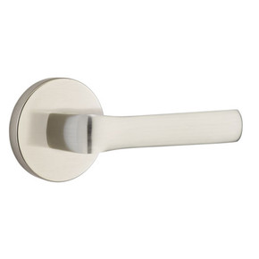 Emtek 5059-SPN-US15 Spencer Door Lever Dummy Set With Disk Rosette Satin Nickel