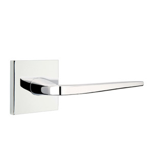 Emtek 5050-ATN-US26 Athena Door Lever Dummy Set With Square Rosette Polished Chrome
