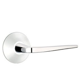 Emtek 5107-ATN-US26 Athena Door Lever Passage Set With Modern Rosette Polished Chrome