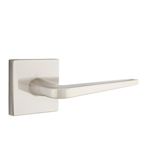 Emtek 5110-ATN-US15 Athena Door Lever Passage Set With Square Rosette Satin Nickel