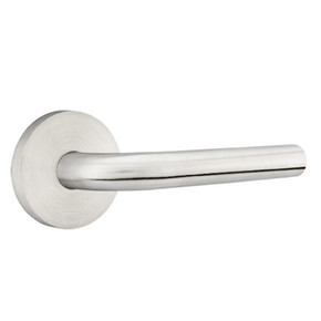 Emtek S30002-KL-SS Kiel Door Lever Dummy Set With Stainless Steel Disk Rosette Brushed Stainless Steel