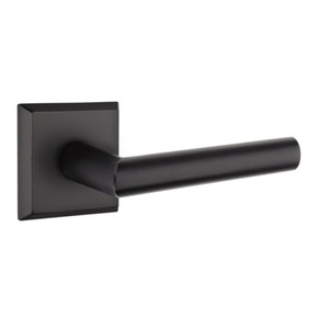 Emtek 7061-MA-FB Mariposa Sandcast Bronze Door Lever Dummy Set With #6 Rosette Flat Black Bronze