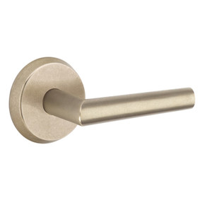 Emtek 7106-MA-TWB Mariposa Sandcast Bronze Door Lever Passage Set With #2 Rosette Tumbled White Bronze