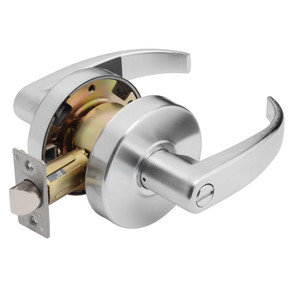 Dynasty Hardware SPA-20-26D Grade 2 Commercial Duty Privacy Lever, ADA, Satin Chrome Finish