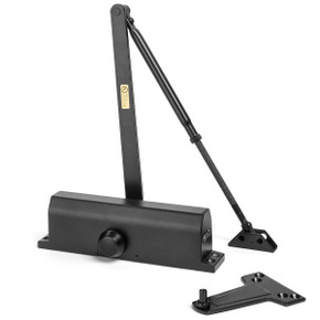 Dynasty Hardware 2000-DURO Commercial Grade Door Closer, Size 2 Spring, Brown