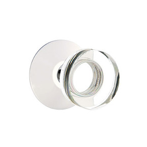 Emtek 5107-MDC-US26 Modern Disc Door Knob Passage Set With Modern Rosette Polished Chrome