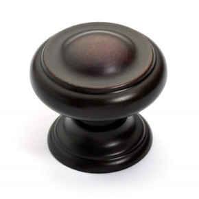 Dynasty Hardware K-88632-10B Classic Cabinet Knob, Oil Rubbed Bronze