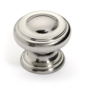 Dynasty Hardware K-88632-SN Classic Cabinet Knob, Satin Nickel