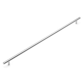 Dynasty Hardware P-1025-26 European 25" Bar Cabinet Hardware Pull Polished Chrome
