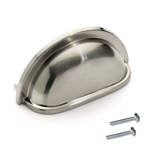 Dynasty Hardware P-2769-SN Cabinet Hardware Bin Pull, Satin Nickel