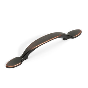 Dynasty Hardware P-6184-12P Classic Cabinet Hardware Pull, Aged Oil Rubbed Bronze