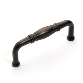 Dynasty Hardware P-80290-10B Barrel Cabinet Hardware Pull, Oil Rubbed Bronze