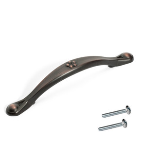 Dynasty Hardware P-80324-10B Cabinet Pull 3-3/4" CTC Oil Rubbed Bronze