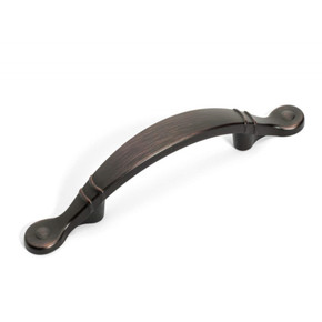 Dynasty Hardware P-80602-10B Arched Cabinet Hardware Pull Oil Rubbed Bronze