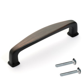 Dynasty Hardware P-81092-10B Cabinet Hardware 3-3/4-Inch CTC Pull, Oil Rubbed Bronze