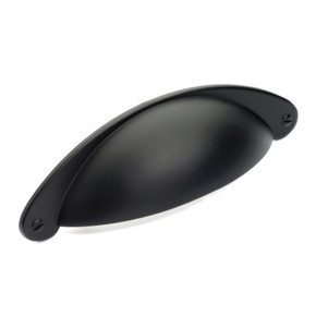 Dynasty Hardware P-8233-FB Shaker Style Cabinet Hardware Pull Flat Black