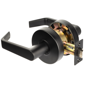 Dynasty Hardware AUG-30-US19 Grade 2 Commercial Duty Passage Lever, ADA, Flat Black Finish