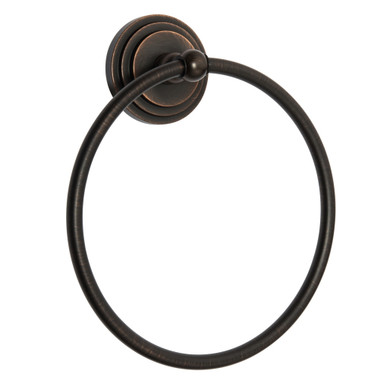 Dynasty Hardware 2611-ORB Newport 6-1/2-Inch Towel Ring, Oil Rubbed Bronze