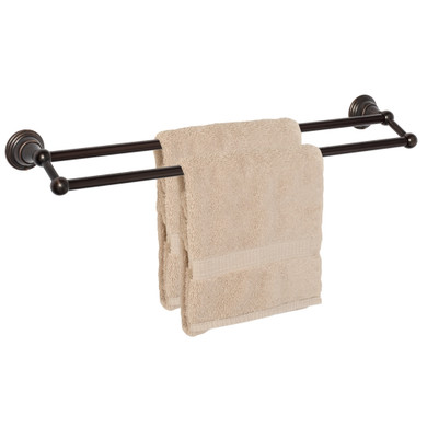 Dynasty Hardware 2216-ORB Muirfield 24" Double Towel Bar Oil Rubbed Bronze