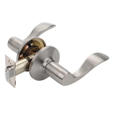 Dynasty Hardware HER-82-US15 Heritage Lever Passage Set, Satin Nickel