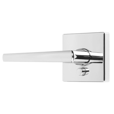 Dynasty Hardware CAP-30-US26 Capri Lever Privacy Set, Polished Chrome