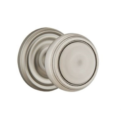 Emtek 8200-NW-US15A Norwich Door Knob Privacy Set With Regular Rosette Pewter