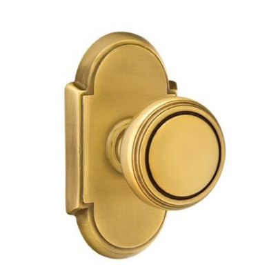 Emtek 8208-NW-US7 Norwich Door Knob Privacy Set With #8 Rosette French Antique