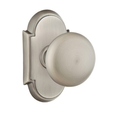 Emtek 8108-P-US15A Providence Door Knob Passage Set With #8 Rosette Pewter