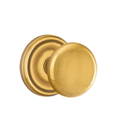 Emtek 8200-P-US7 Providence Door Knob Privacy Set With Regular Rosette French Antique