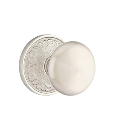 Emtek 8206-P-US15 Providence Door Knob Privacy Set With Lancaster Rosette Satin Nickel