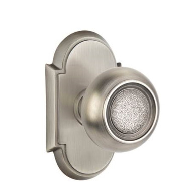 Emtek 8108-BT-US15A Belmont Door Knob Passage Set With #8 Rosette Pewter