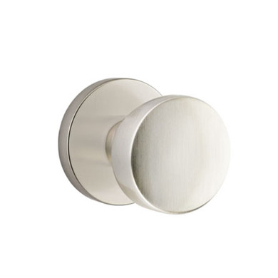 Emtek 5109-LAU-US15 Laurent Door Knob Passage Set With Disk Rosette Satin Nickel